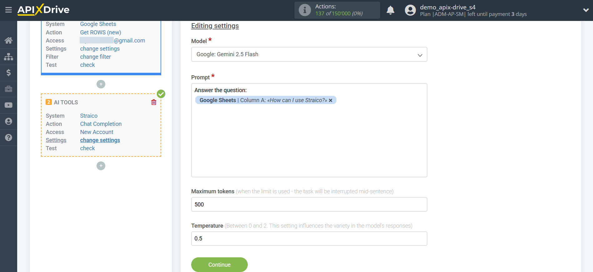 Setting up Straico in Google Sheets | Setting up  Setting up Straico in Google Sheets | Setting up 