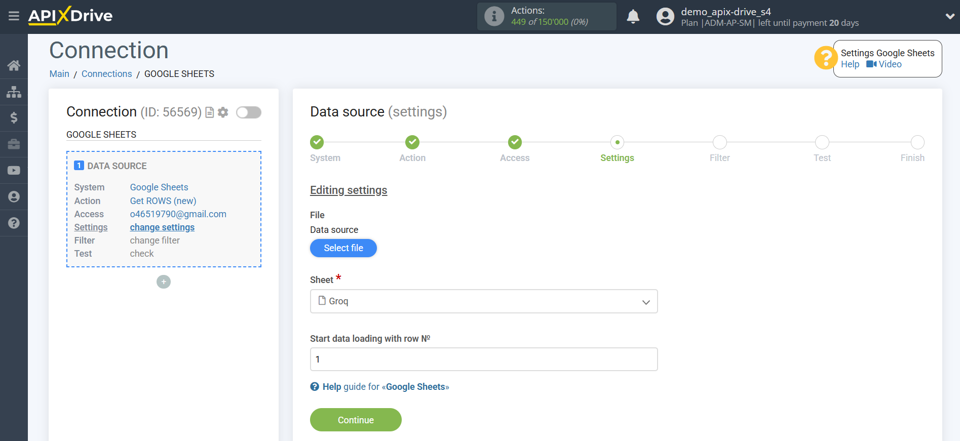 Setting up Groq in Google Sheets | Table and Sheet Selection