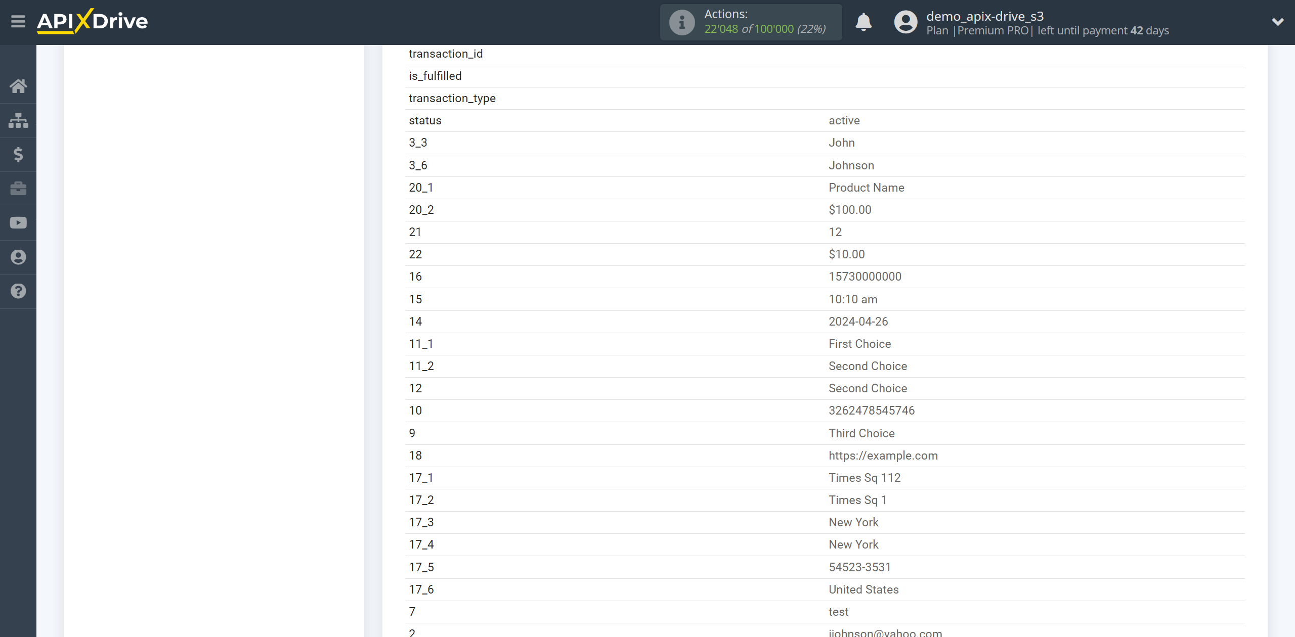 How to Connect Woorise as Data Source | Test data