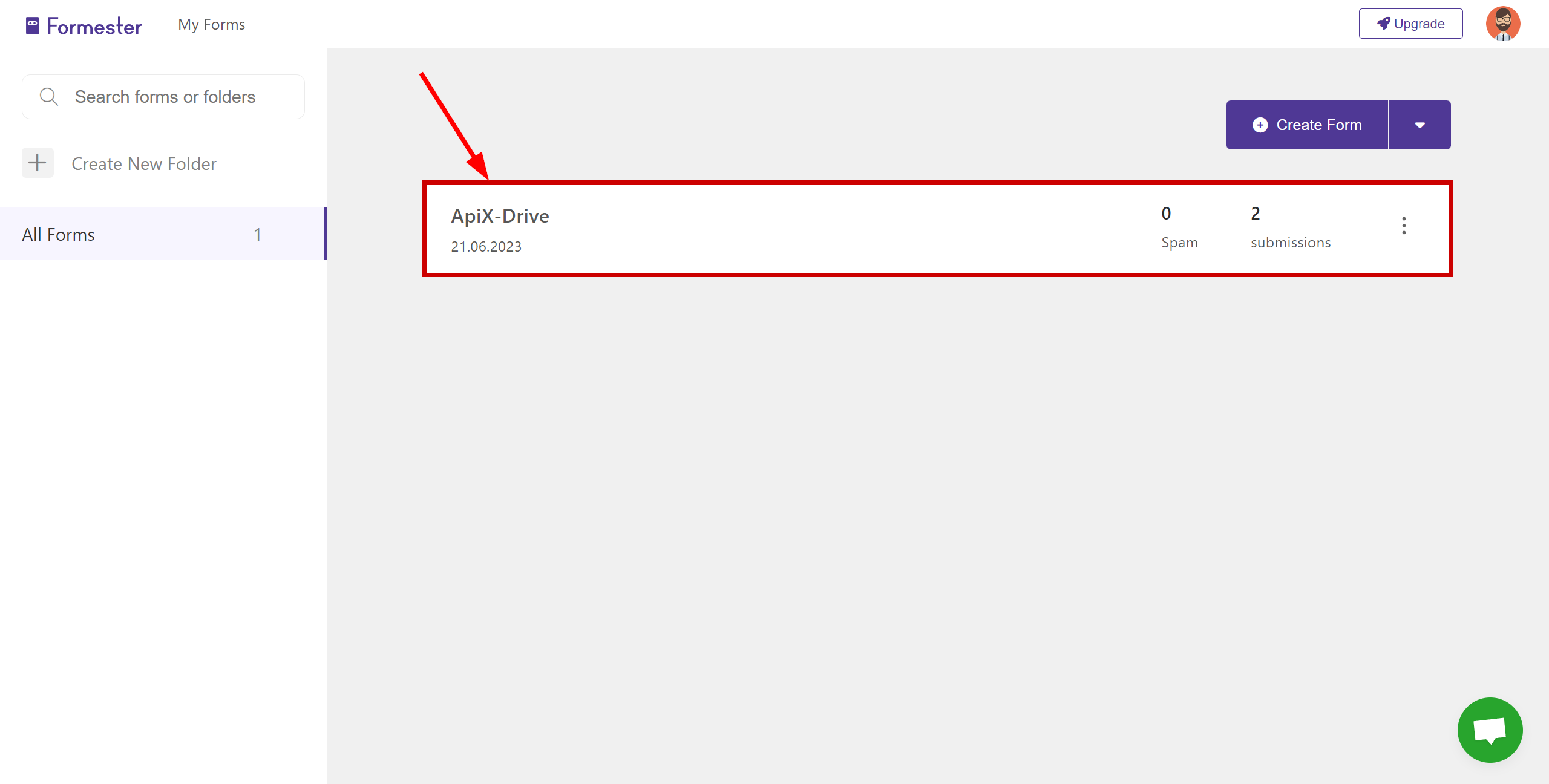 How to Connect Formester as Data Source | Form selection