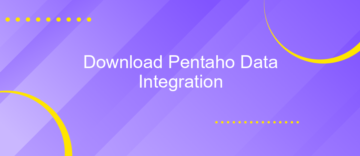 Download Pentaho Data Integration