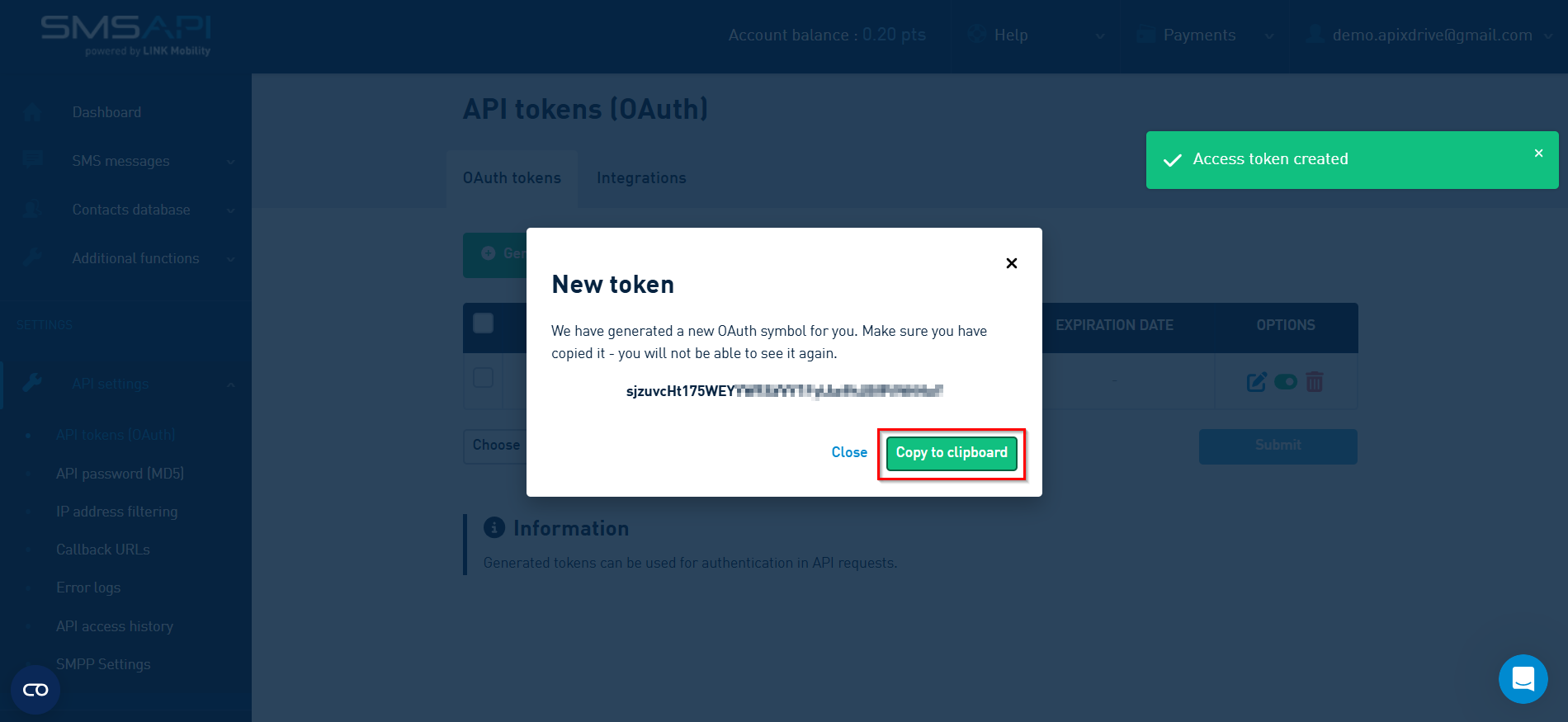 How to Connect SMSAPI as Data Destination | API Key in SMSAPI How to Connect SMSAPI as Data Destination | API Key in SMSAPI