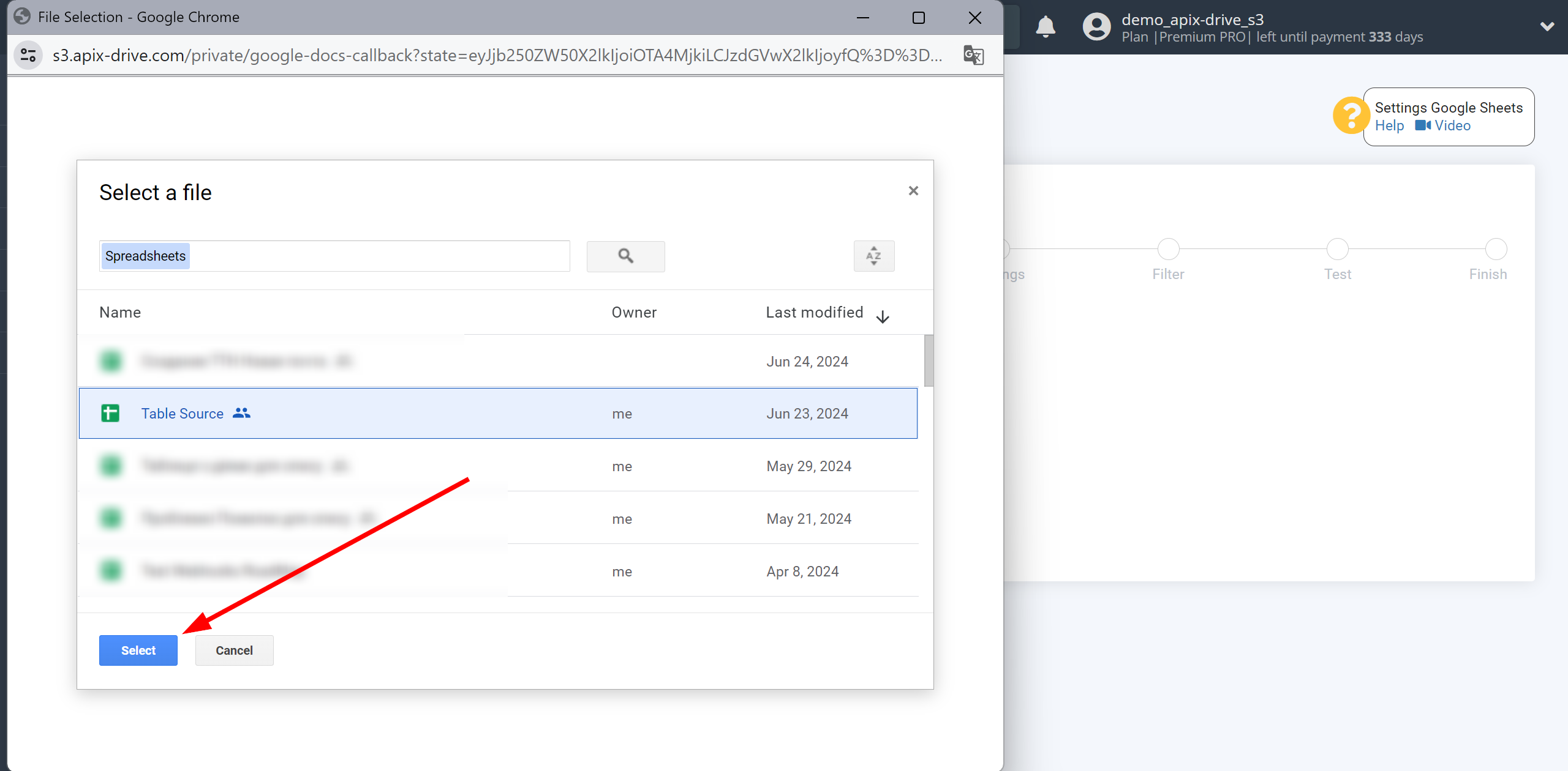 How to setup KeepinCRM Update Agreement / Create Agreement | Table selection