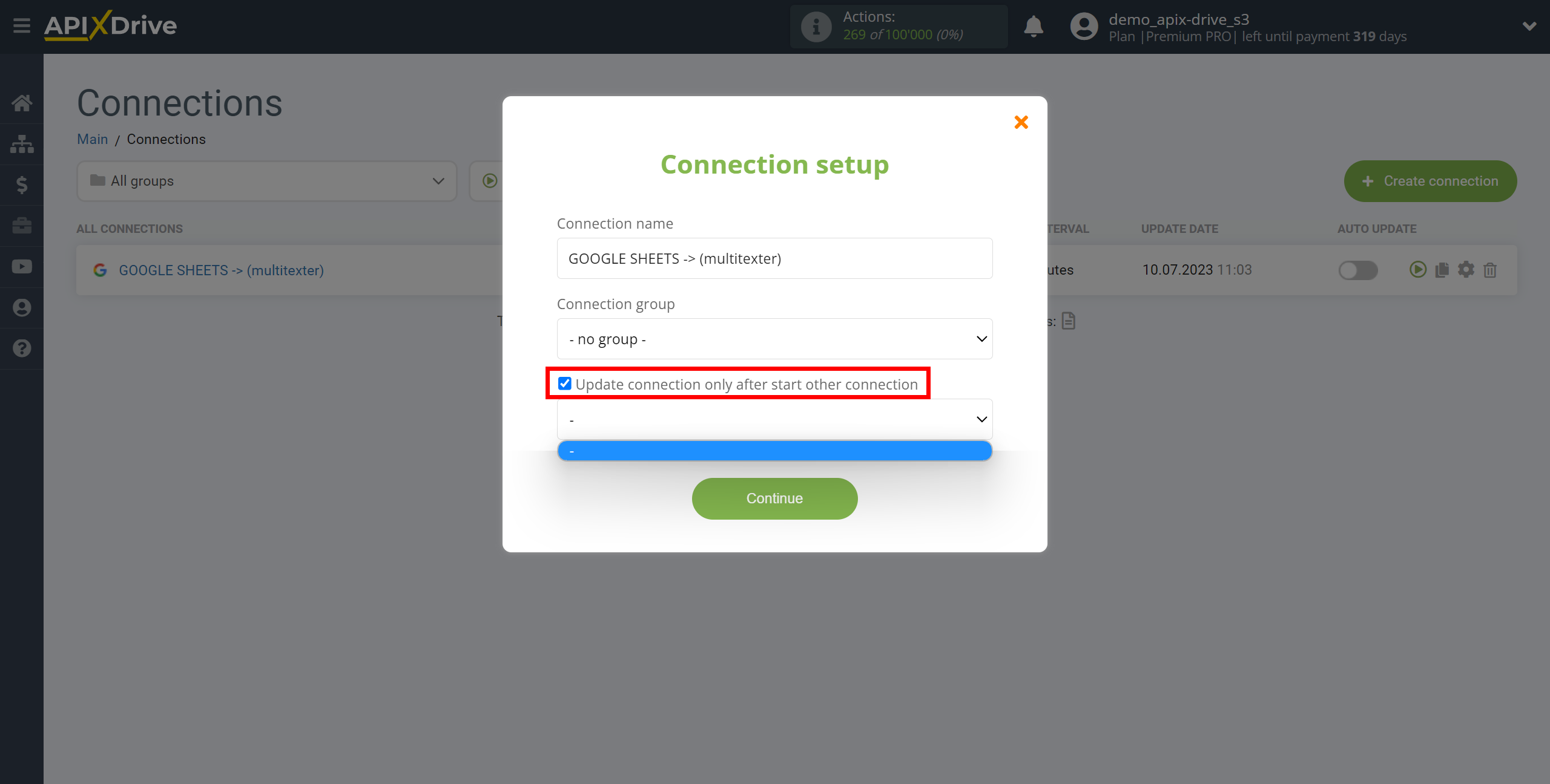How to Connect Multitexter as Data Destination | Update Priority