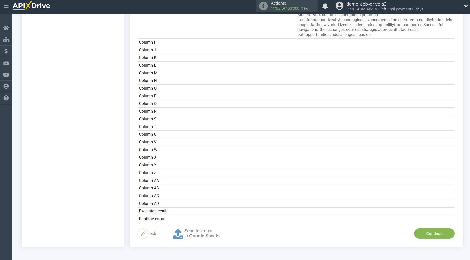 Setting up Grok in Google Sheets | Test Data
