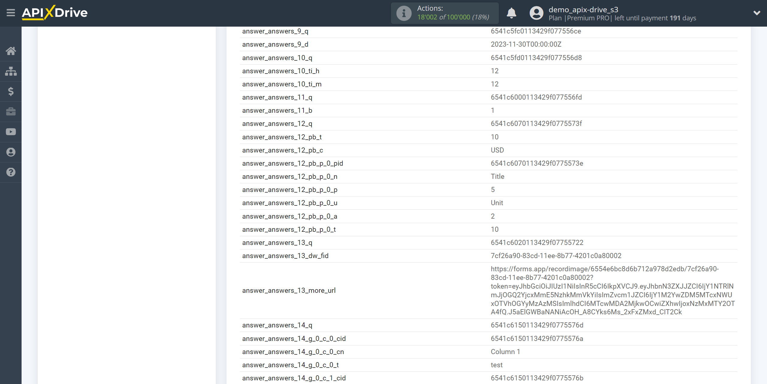 How to Connect forms.app as Data Source | Test data