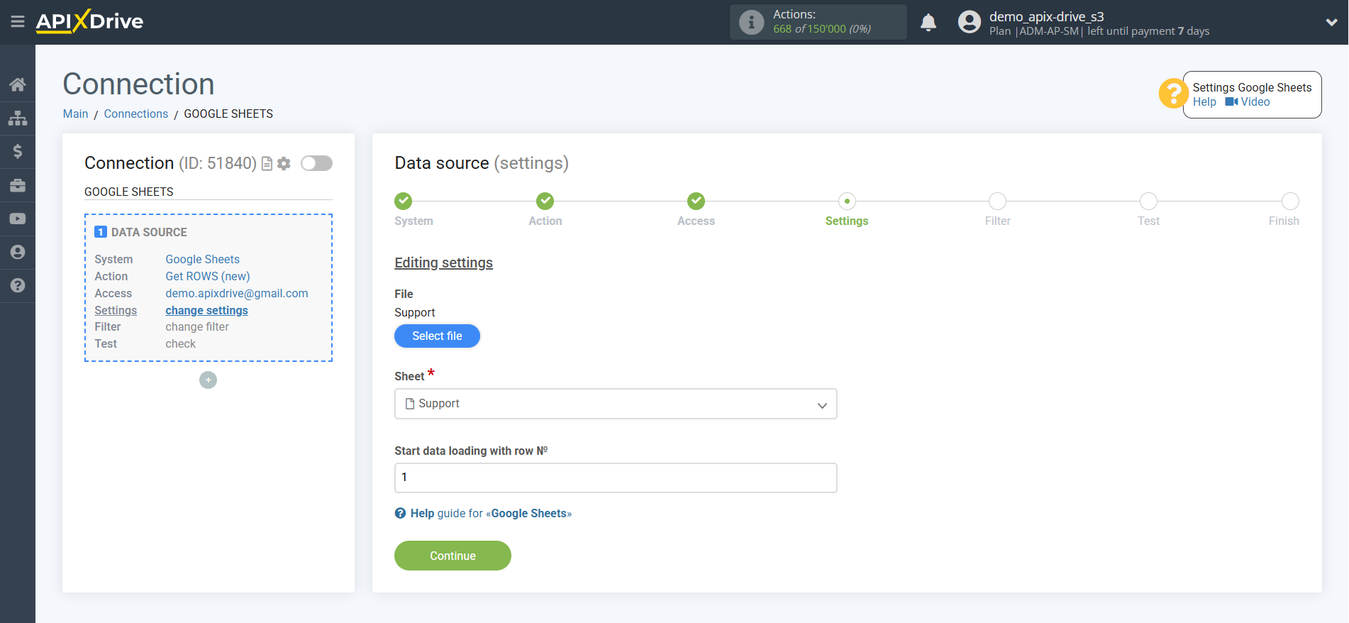 Adding a Data Source | Functions setting