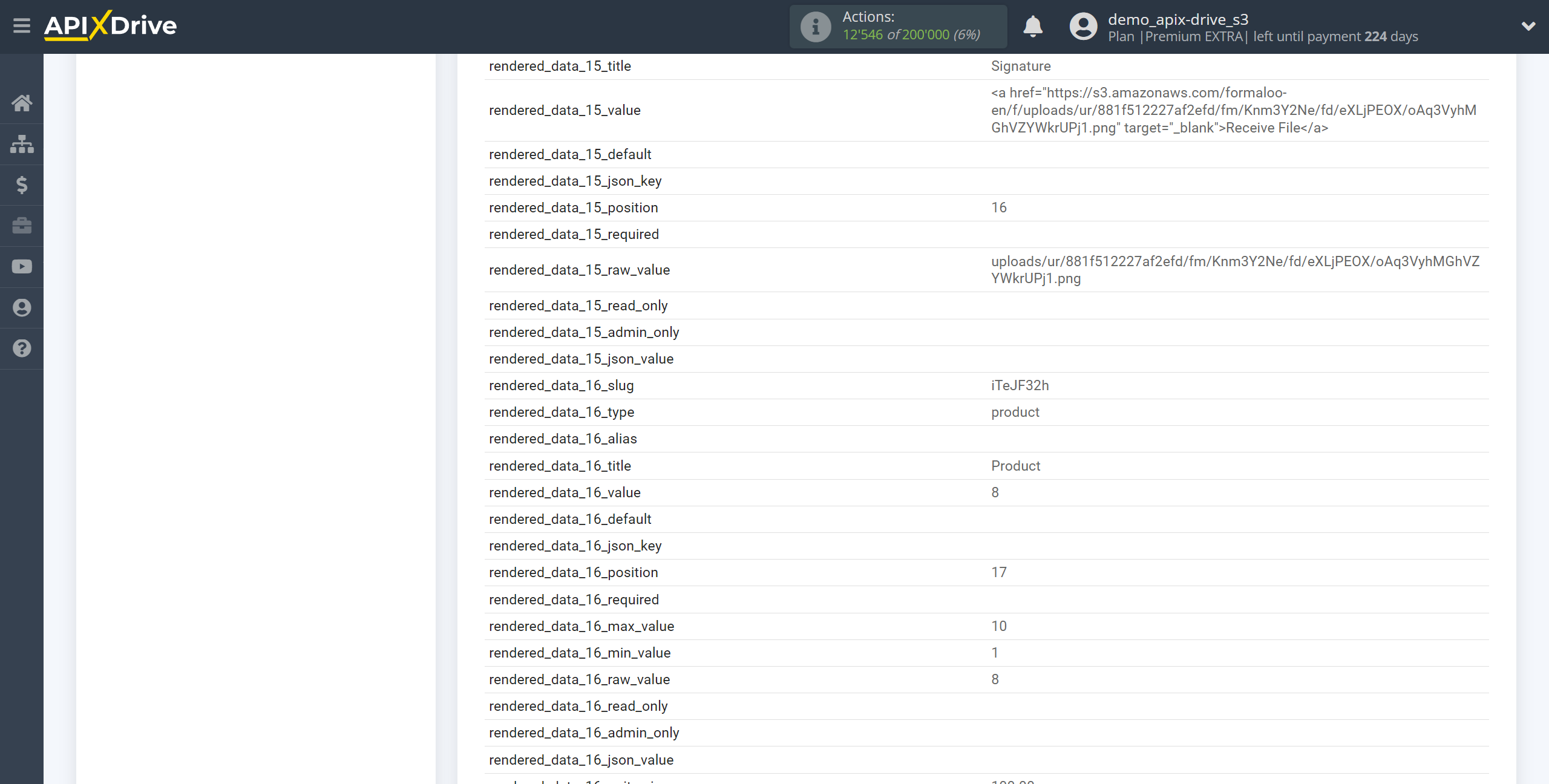 How to Connect Formaloo as Data Source | Test data