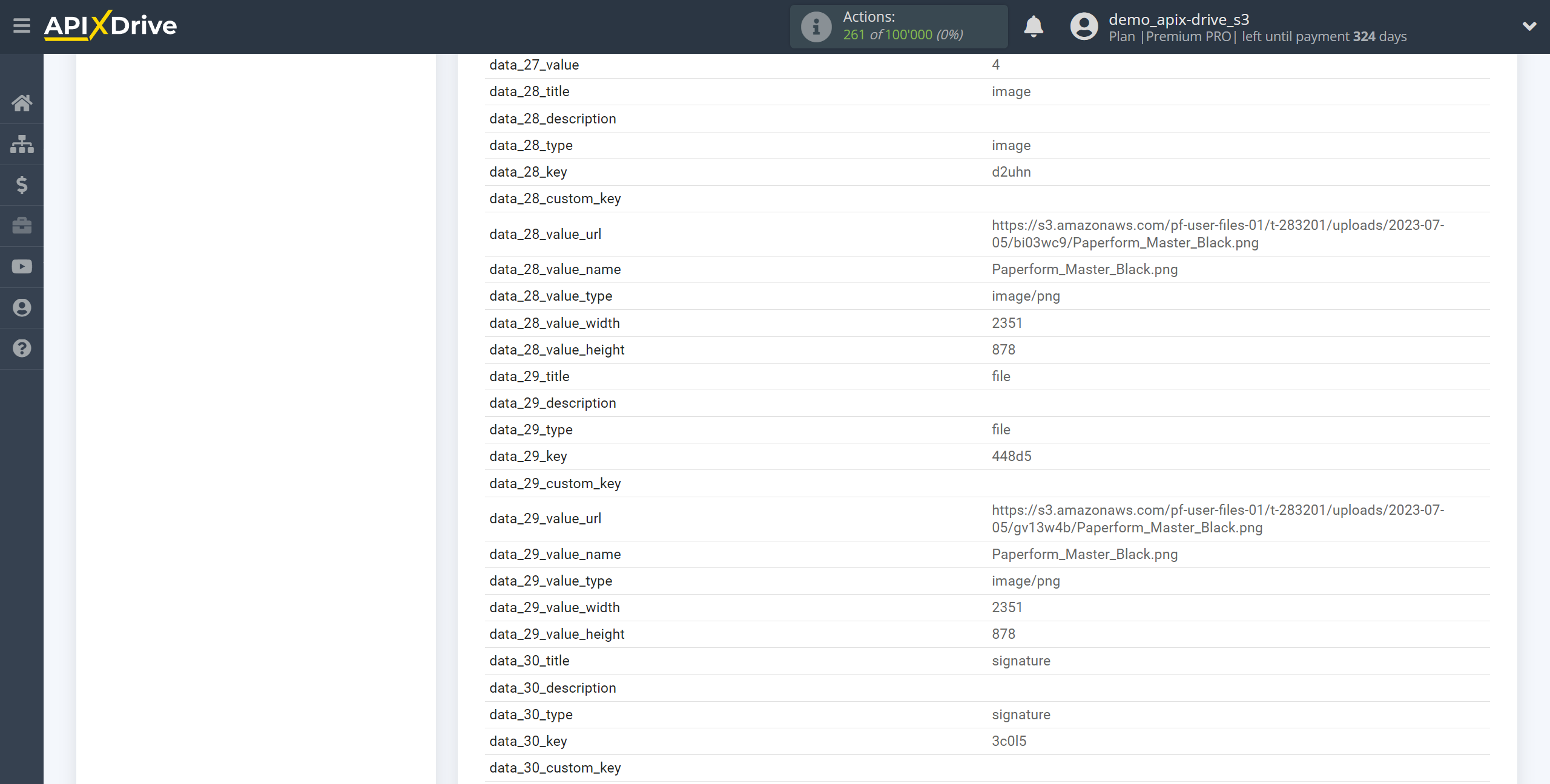 How to Connect Paperform as Data Source | Test data