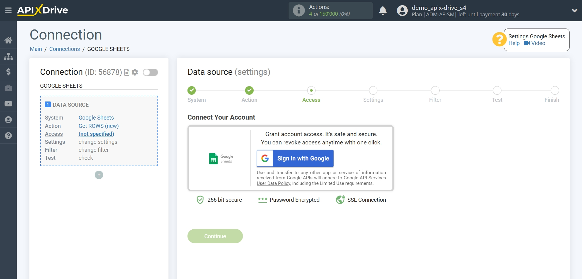 Setting Search to Verification Email Apollo.io in Google Sheets | Connecting account Setting Search to Verification Email Apollo.io in Google Sheets | Connecting account