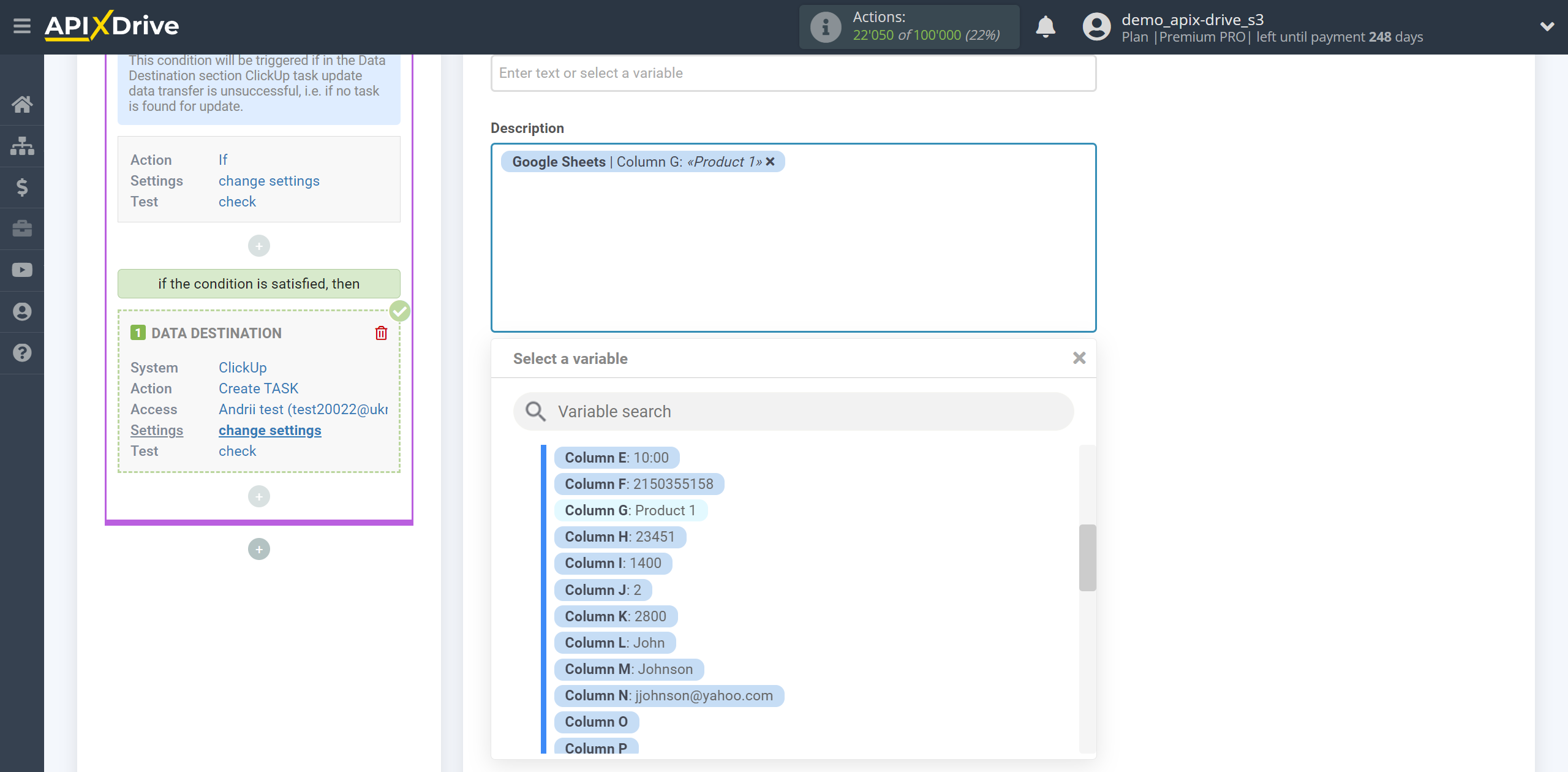 How to setup ClickUp Update Task / Create Task | Assigning Fields