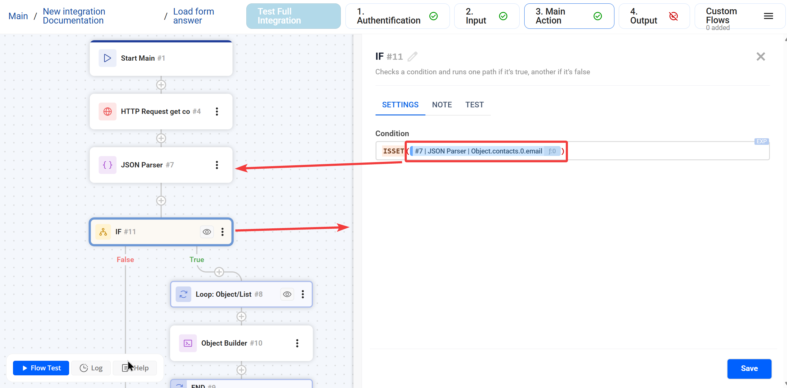 JSON Parser | Приклад JSON Parser + IF