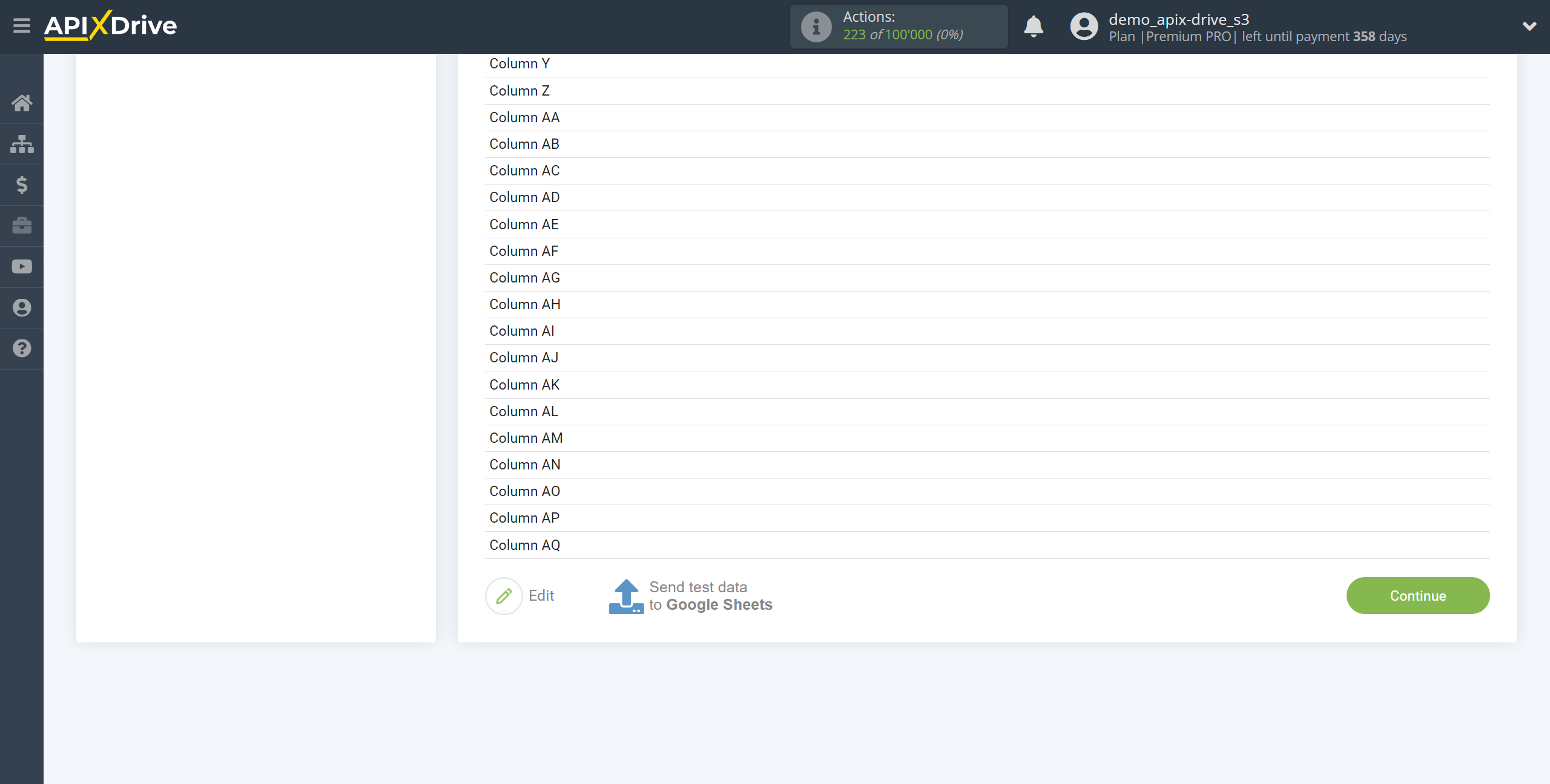 Setting up KeyCRM Order Search in Google Sheets | Test data