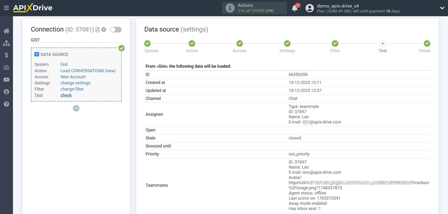 How to Connect Gist as Data Source | Test data How to Connect Gist as Data Source | Test data