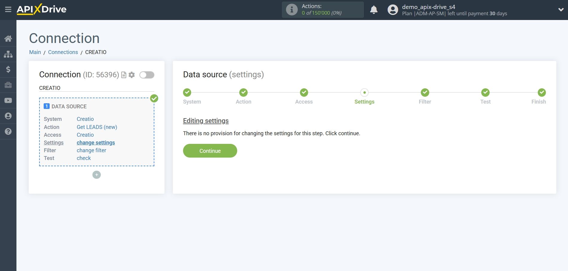 How to Connect Creatio  as Data Source | Settings How to Connect Creatio  as Data Source | Settings