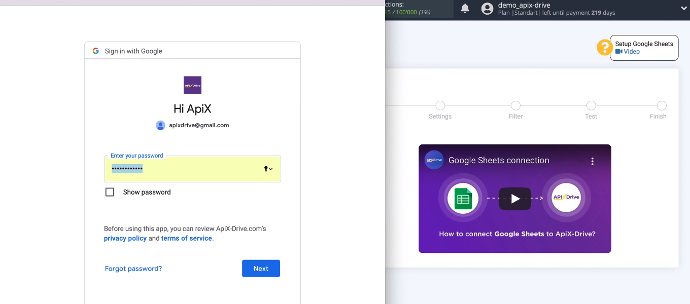 How to setup Google Sheets and ClickUp integration