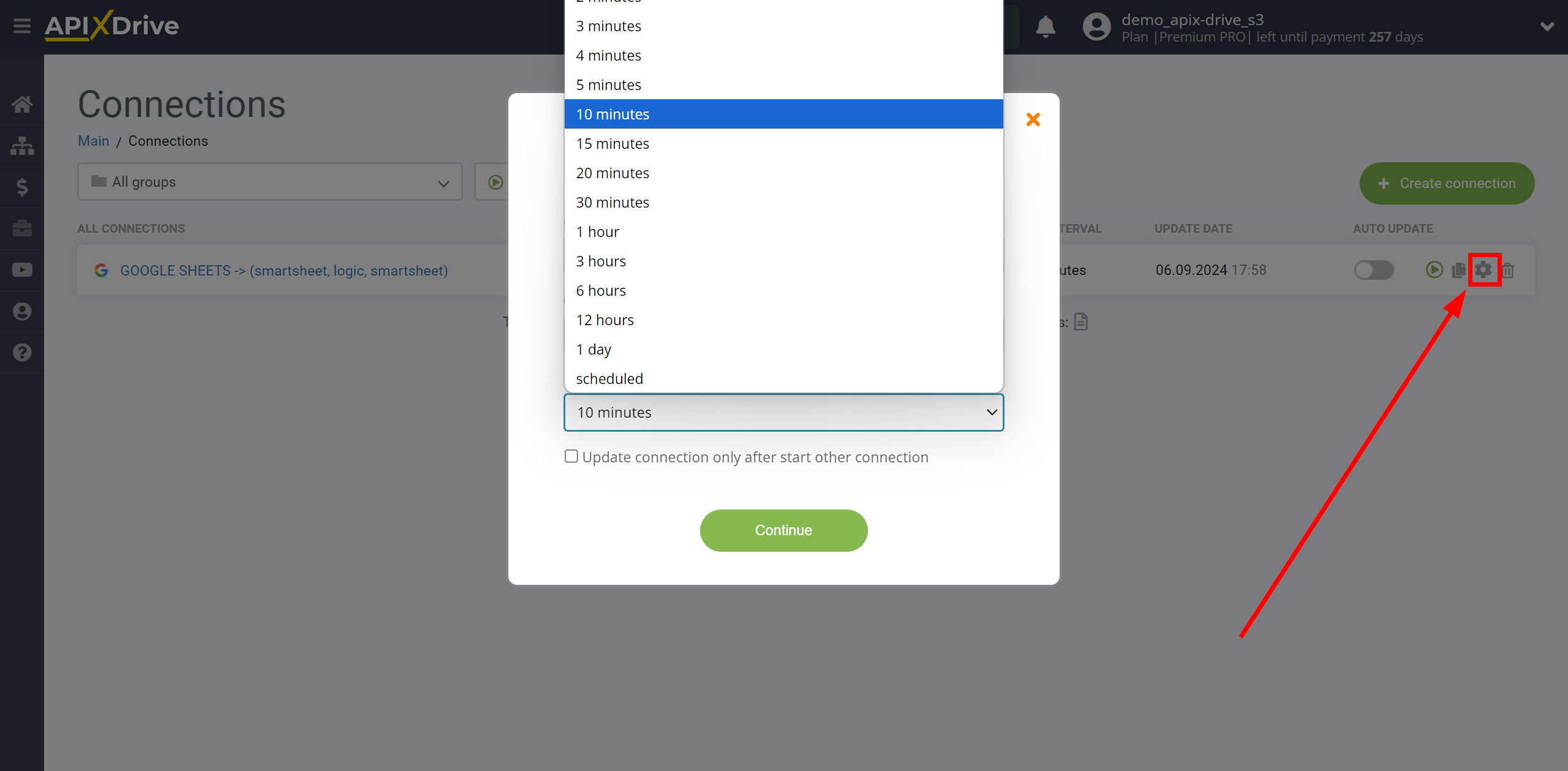 How to setup Smartsheet Update Row / Add Row | Update interval