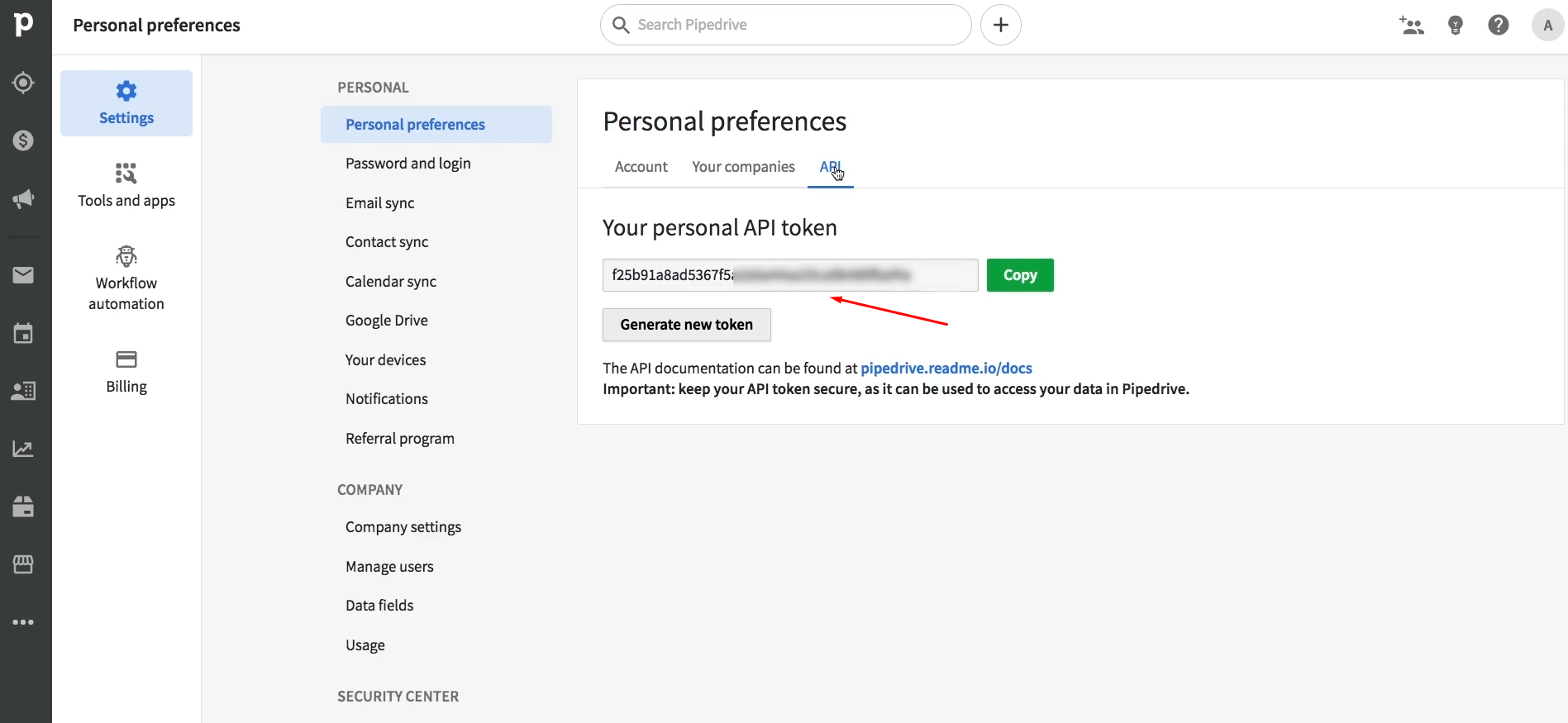Instructions for Setting Up the Integration of the Pipedrive CRM System ...
