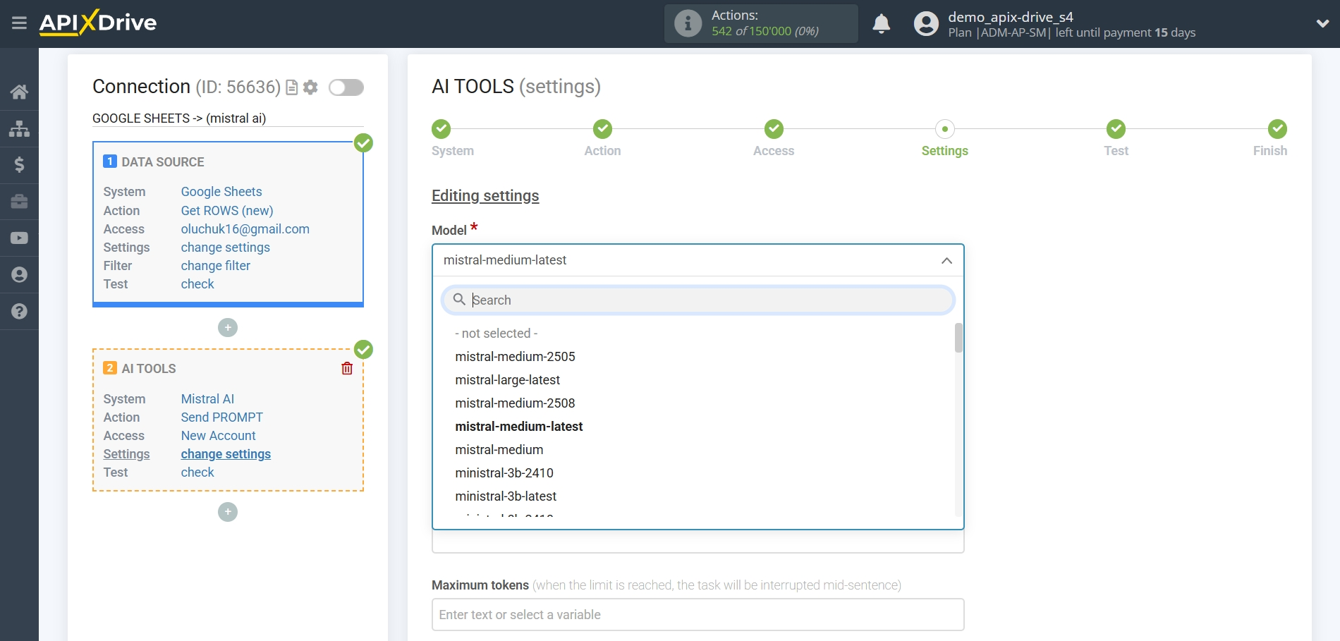 Setting up Mistral AI in Google Sheets | Setting up Mistral AI
