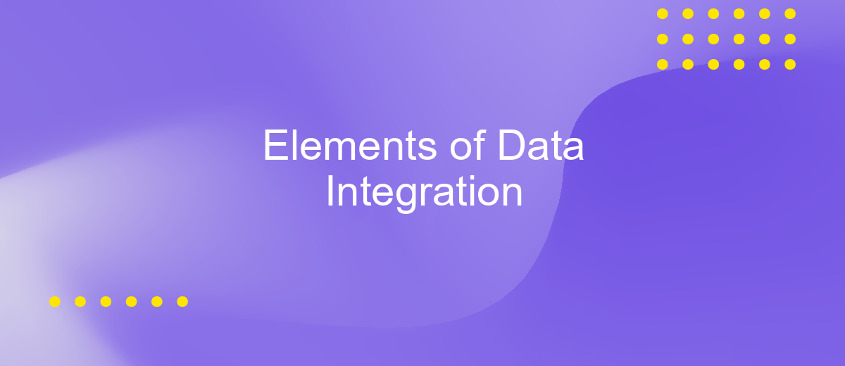 Elements of Data Integration