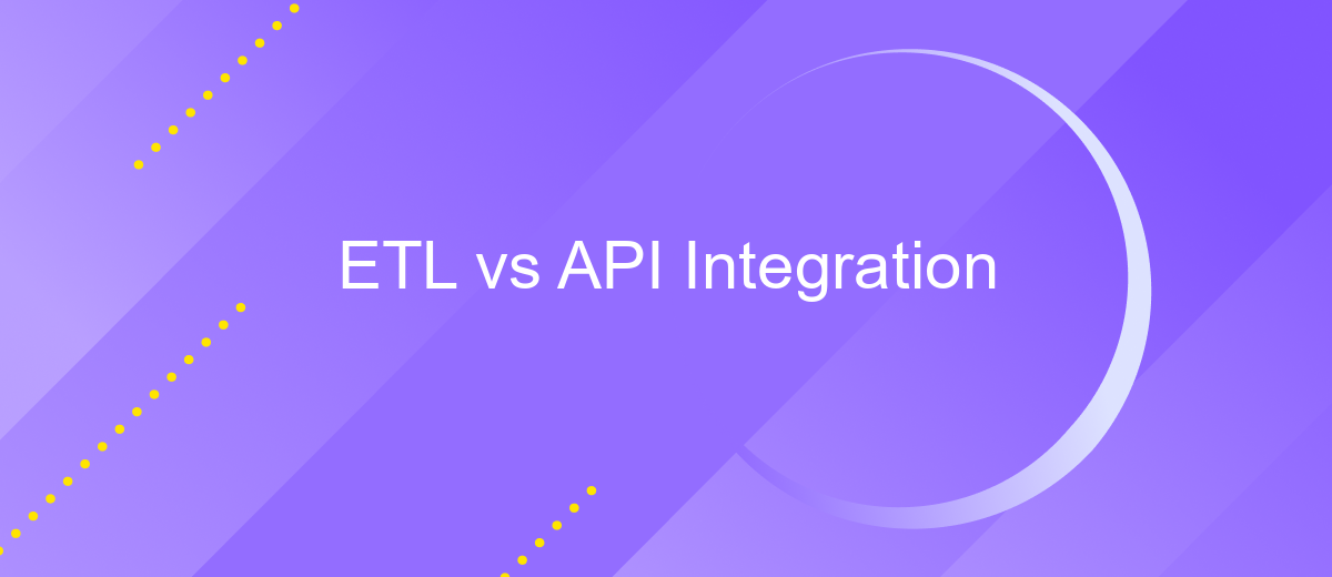 ETL vs API Integration