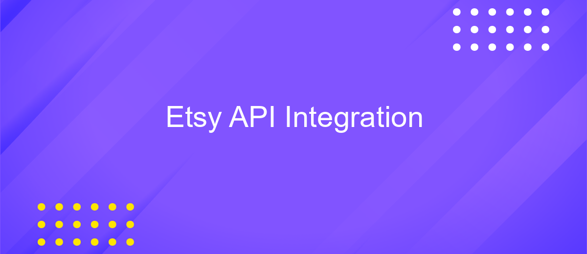 Etsy API Integration