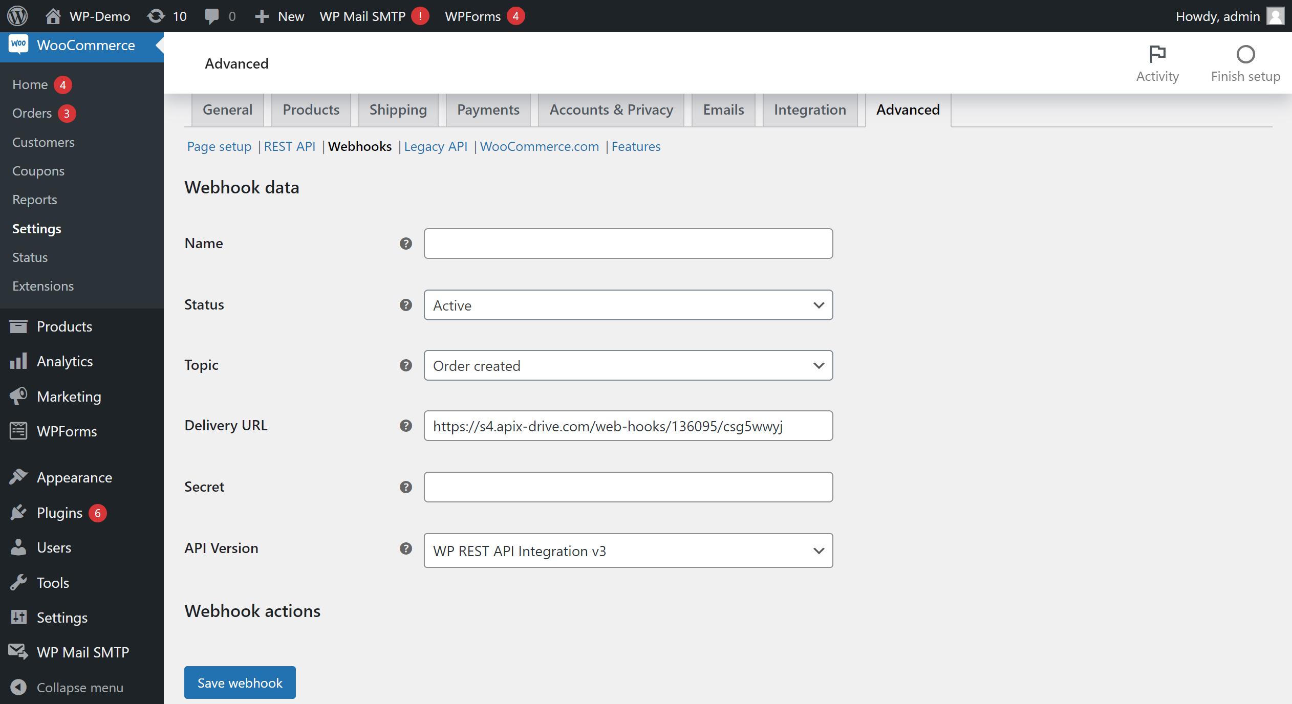 How to Connect WooCommerce as Data Source | Webhook connection