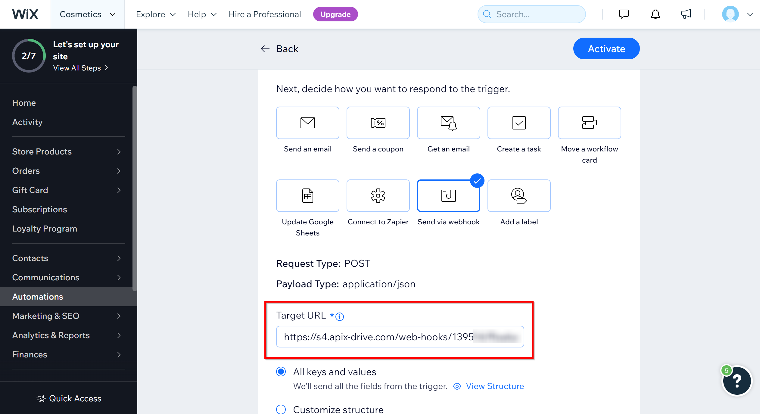 How to Connect Webhooks as Data Source | Webhooks settings