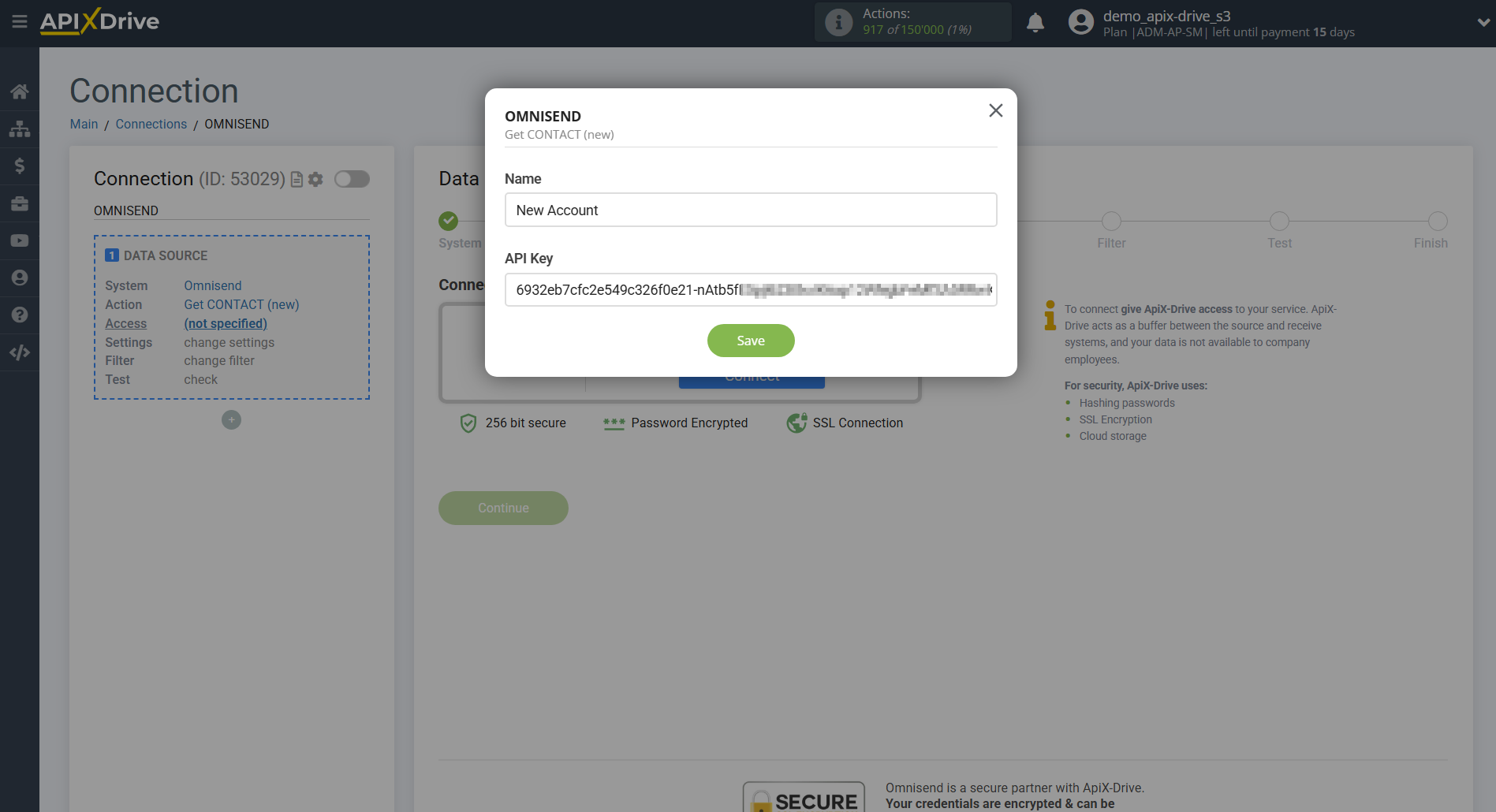 How to Connect Omnisend as Data Source | Connecting account How to Connect Omnisend as Data Source | Connecting account