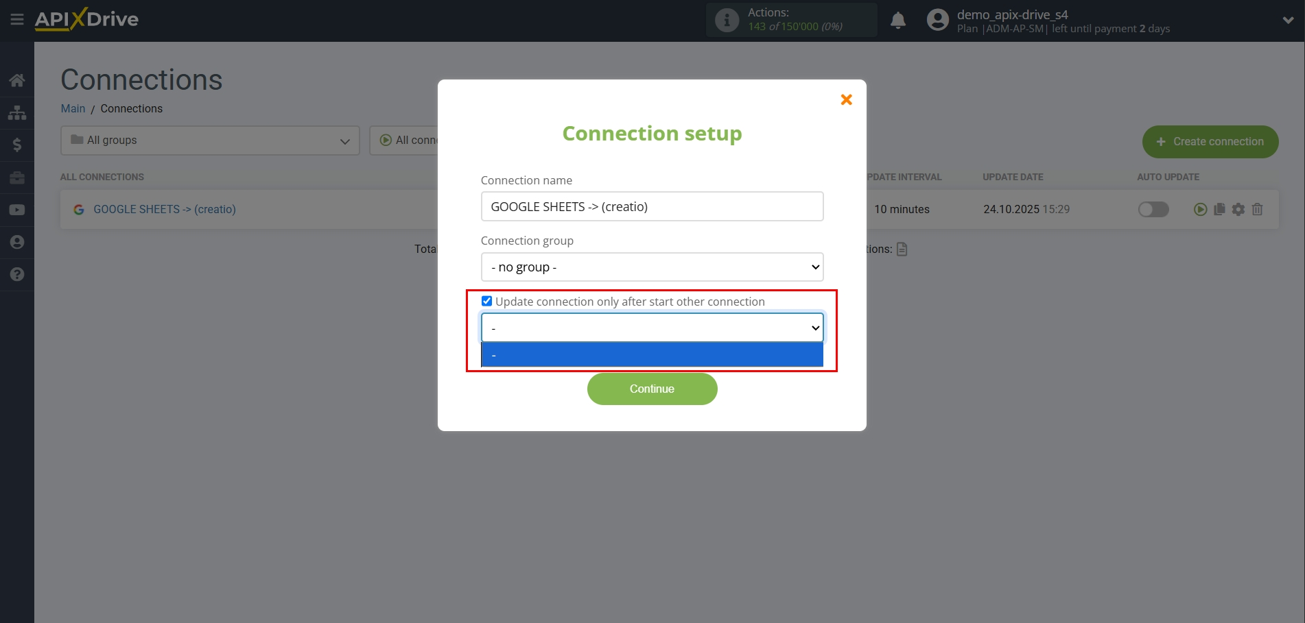 How to Connect Creatio  as Data Destination | Update Priority How to Connect Creatio  as Data Destination | Update Priority