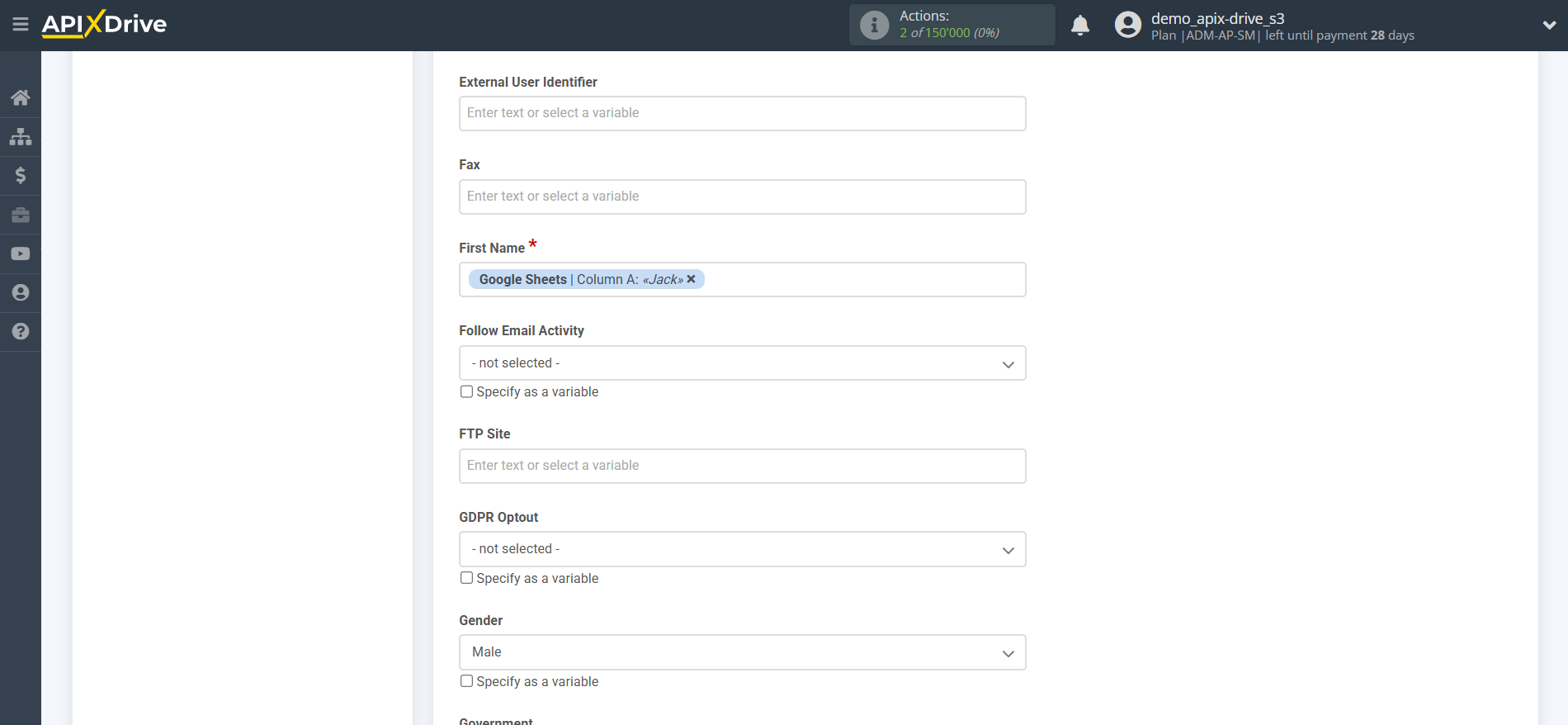 How to setup Microsoft Dynamics 365 Update Contact / Create Contact | Assigning Fields How to setup Microsoft Dynamics 365 Update Contact / Create Contact | Assigning Fields