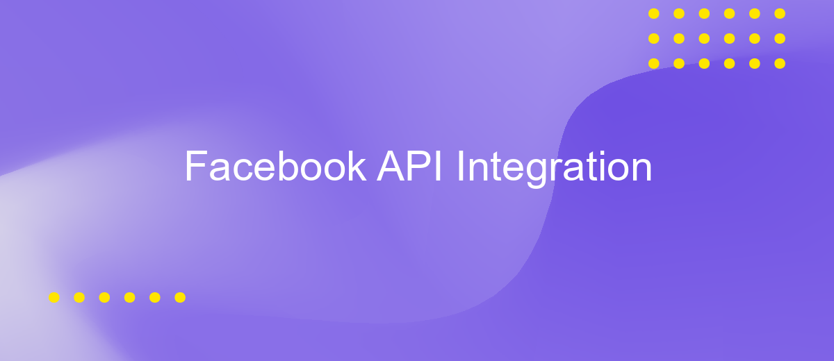 Facebook API Integration