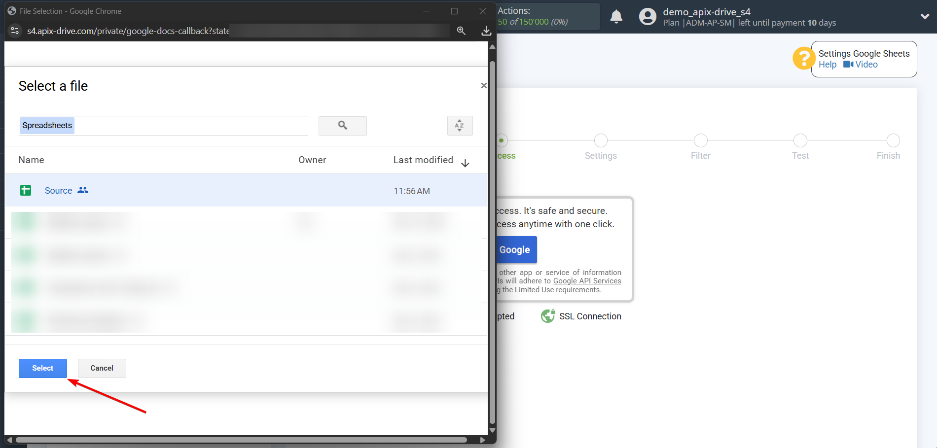 Setting up Anthropic in Google Sheets | Connecting account