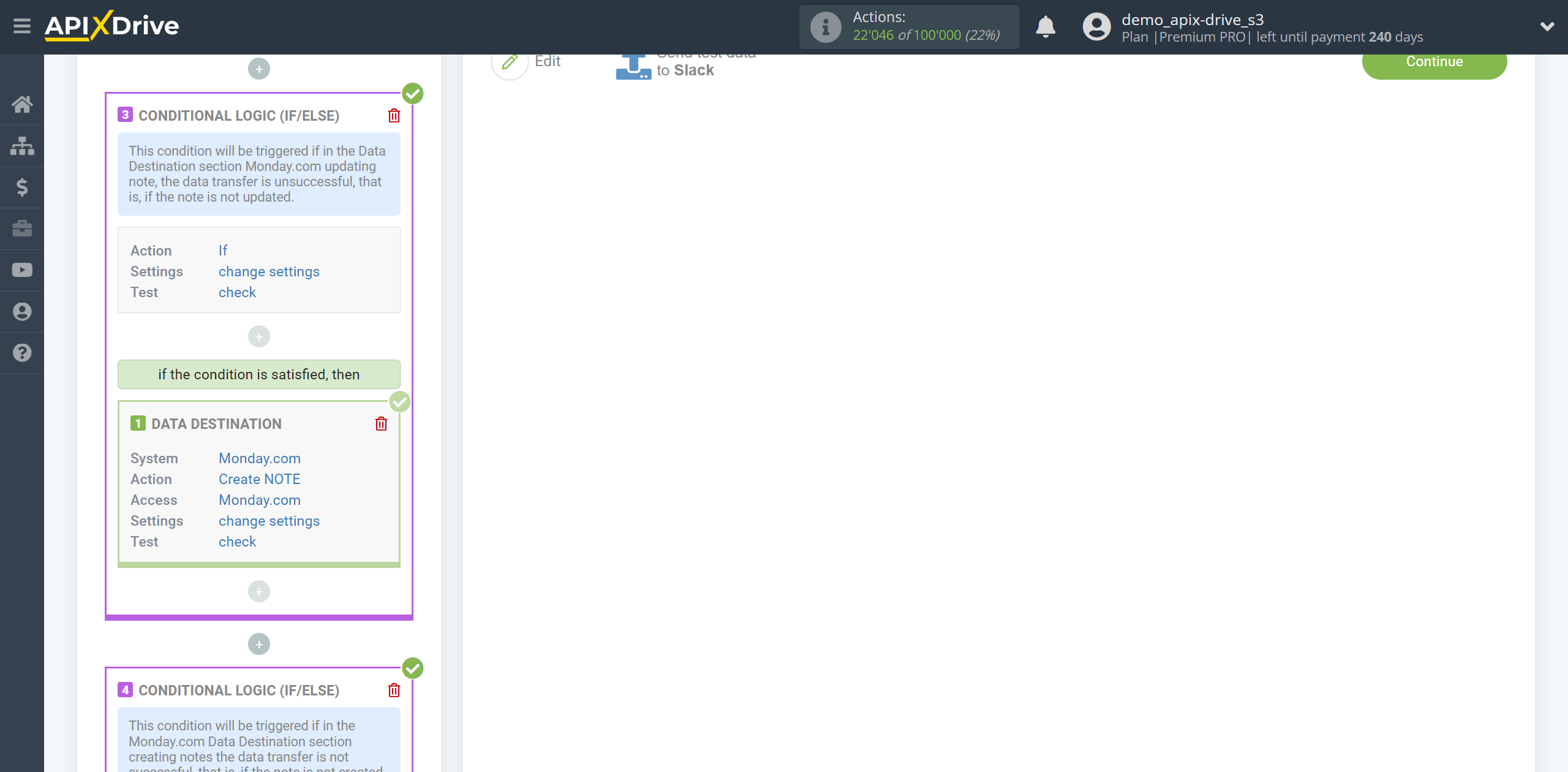 How to setup Monday.com Update Note / Create Note | Test data