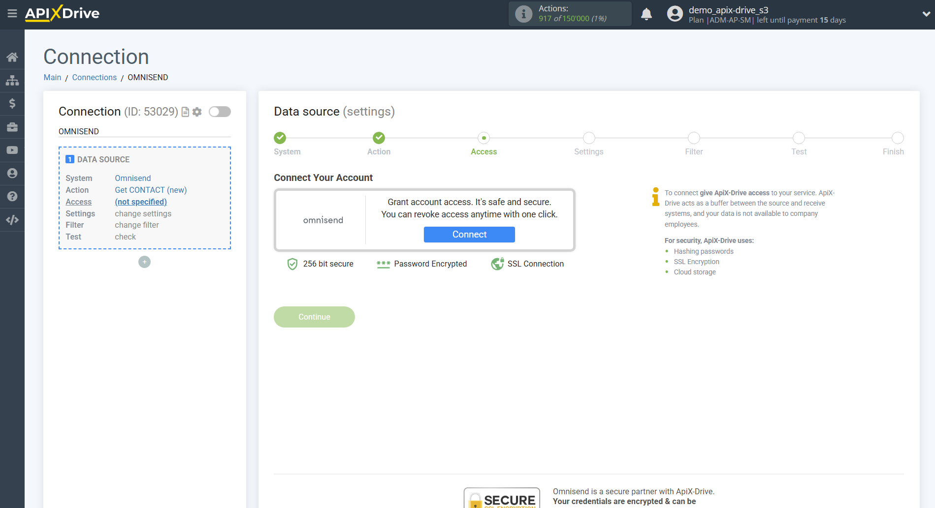 How to Connect Omnisend as Data Source | Connecting account How to Connect Omnisend as Data Source | Connecting account