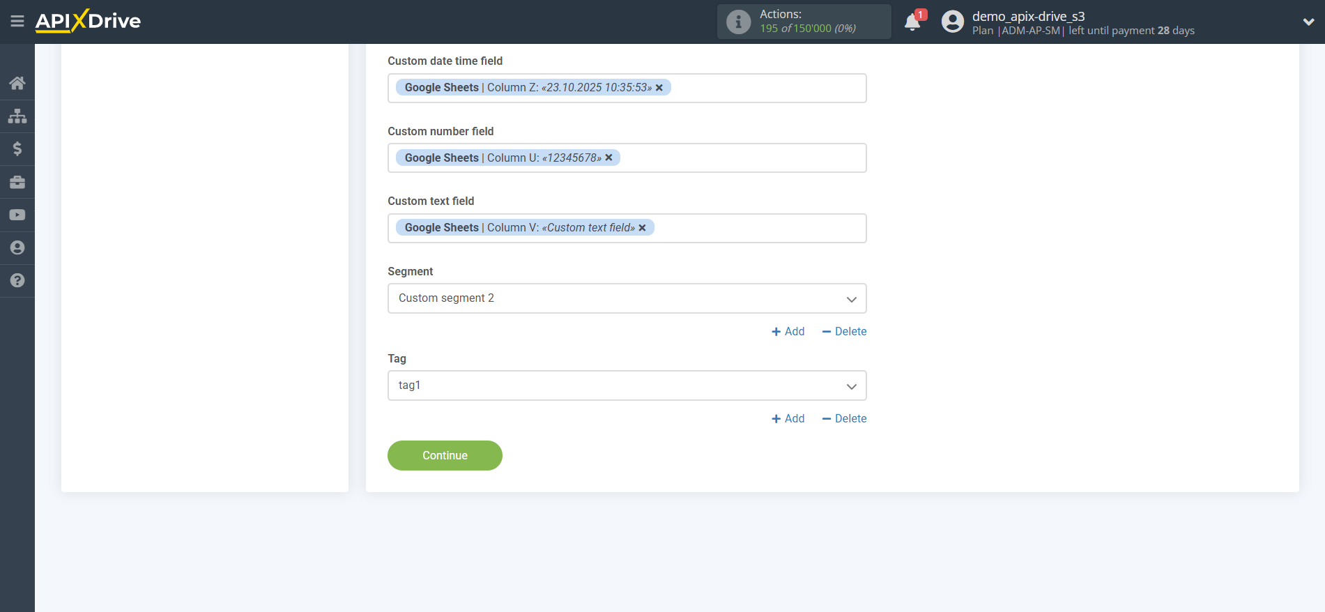 How to Connect Platformly as Data Destination | Assigning fields