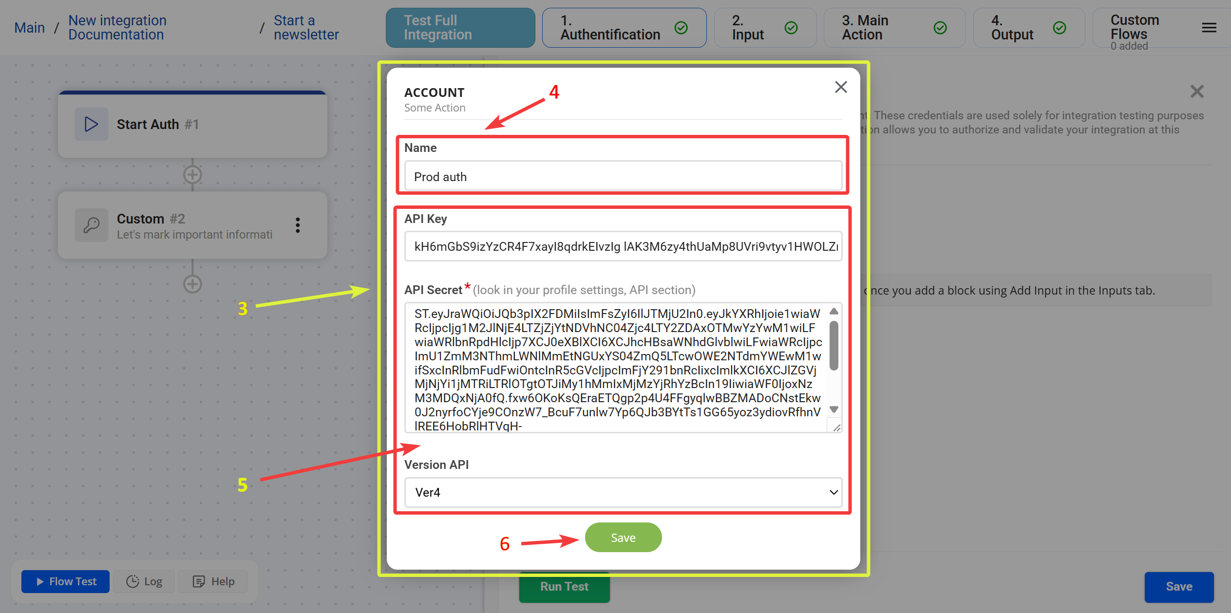 Custom | Підключення акаунту Custom | Підключення акаунту
