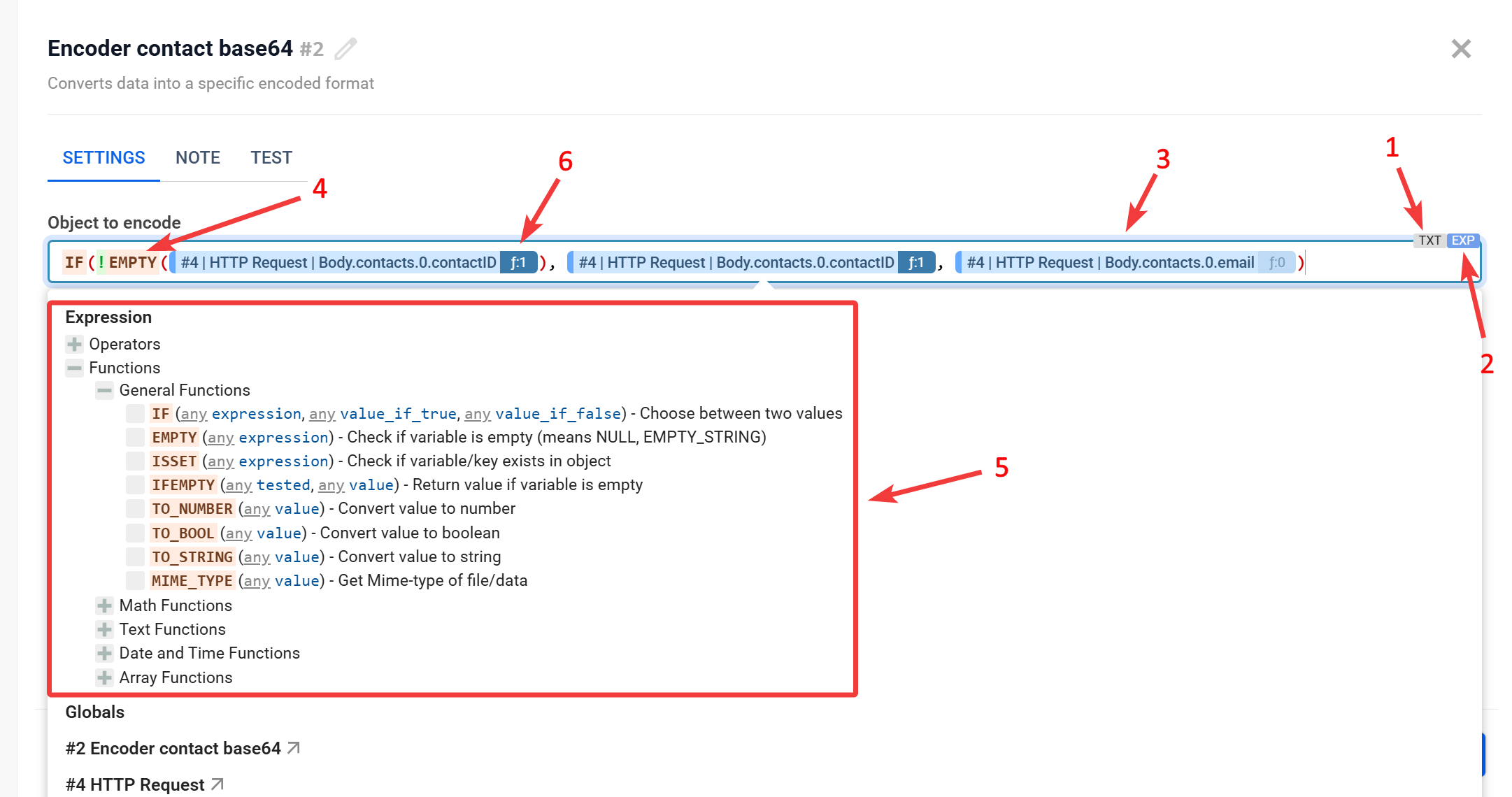 Encoder | Різниця TXT / EXP