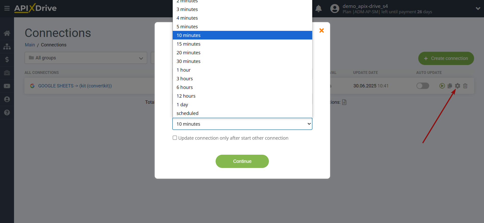 How to Connect Kit (ConvertKit) as Data Destination | Update interval How to Connect Kit (ConvertKit) as Data Destination | Update interval