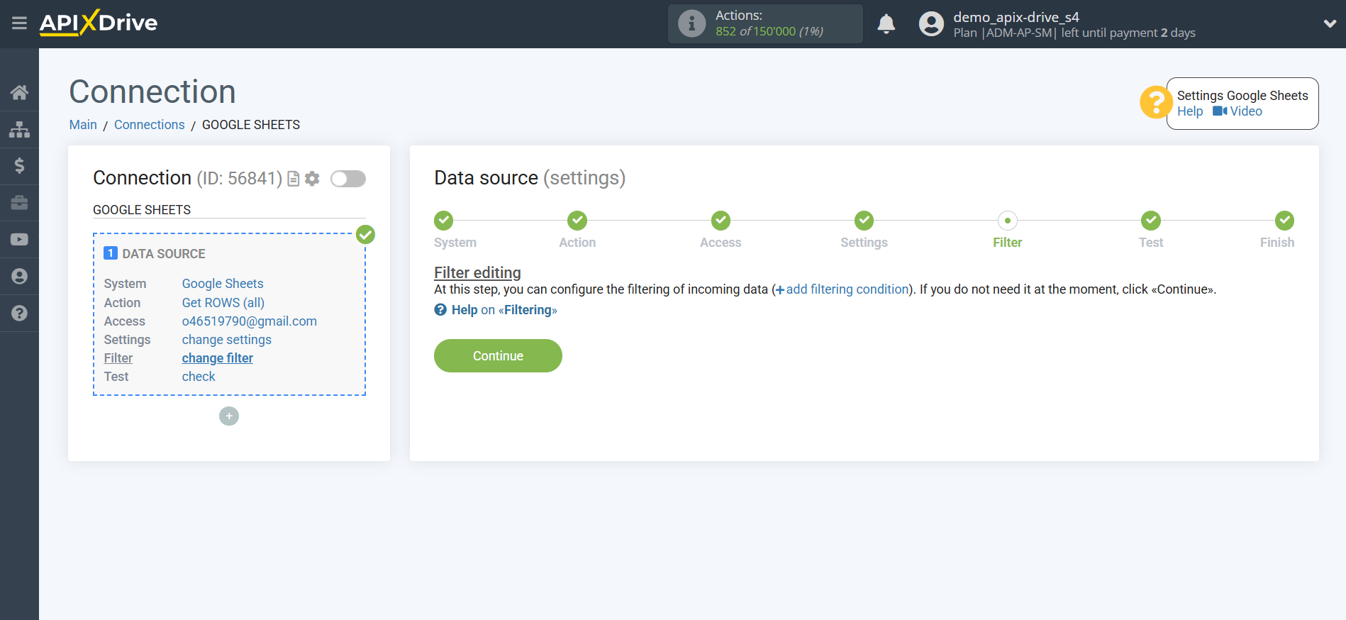 Setting up an ZeroBounce Item Search in Google Sheets | Data filter Setting up an ZeroBounce Item Search in Google Sheets | Data filter