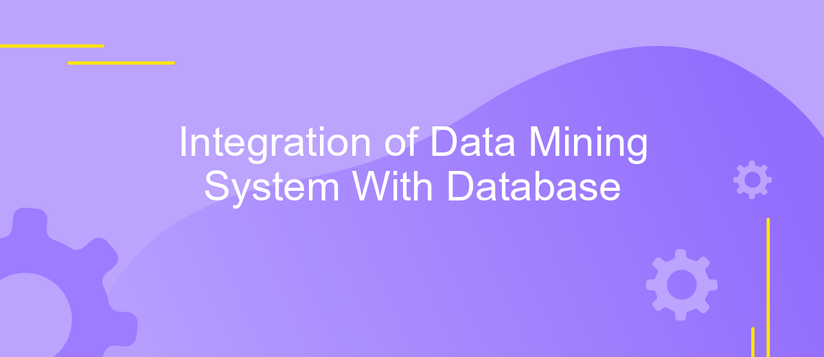 Integration of Data Mining System With Database