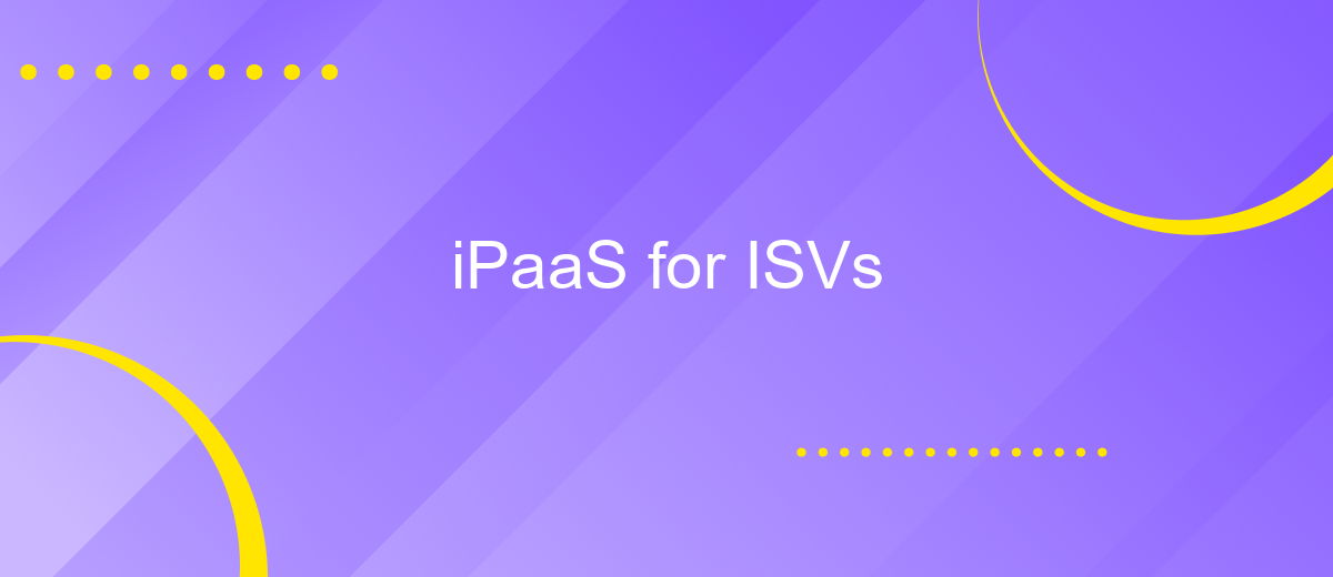 iPaaS for ISVs