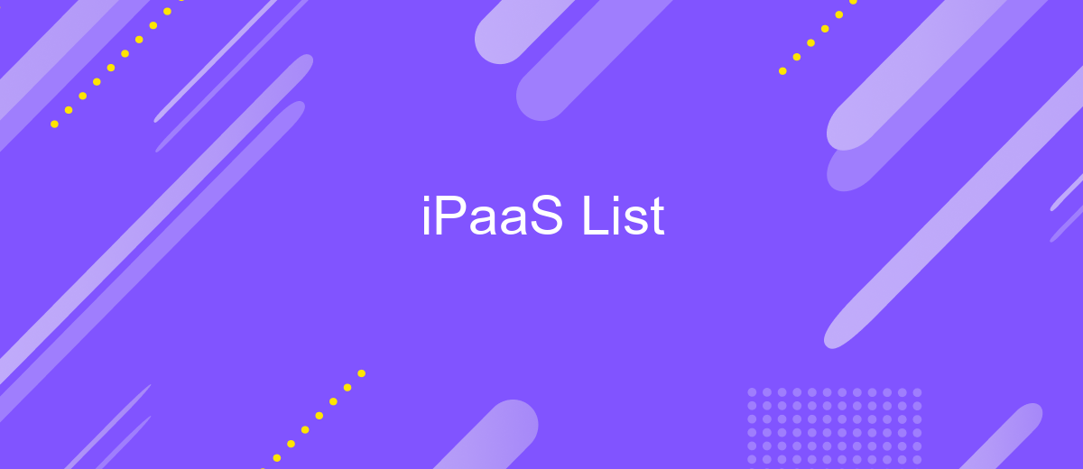 iPaaS List