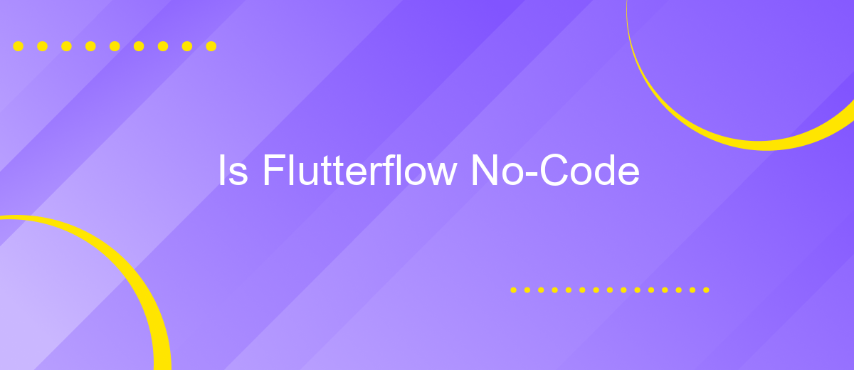 Is Flutterflow No-Code