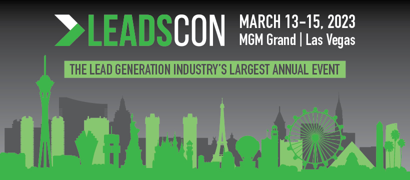 Leadscon 2023. THE LEAD GEN INDUSTRY'S LARGEST EVENT