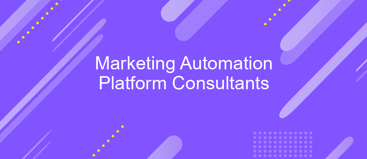 Marketing Automation Platform Consultants