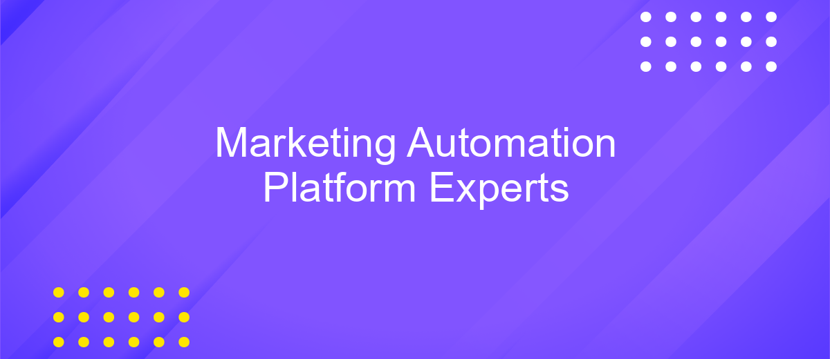 Marketing Automation Platform Experts