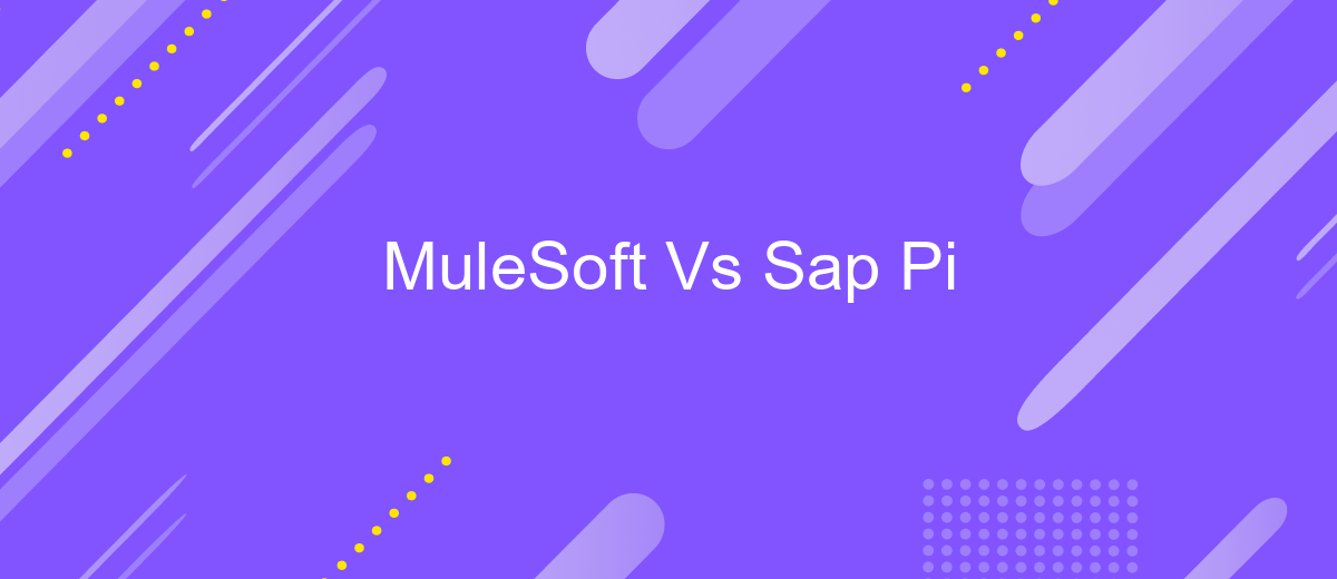 MuleSoft Vs Sap Pi