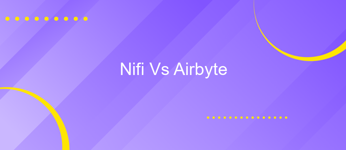 Nifi Vs Airbyte