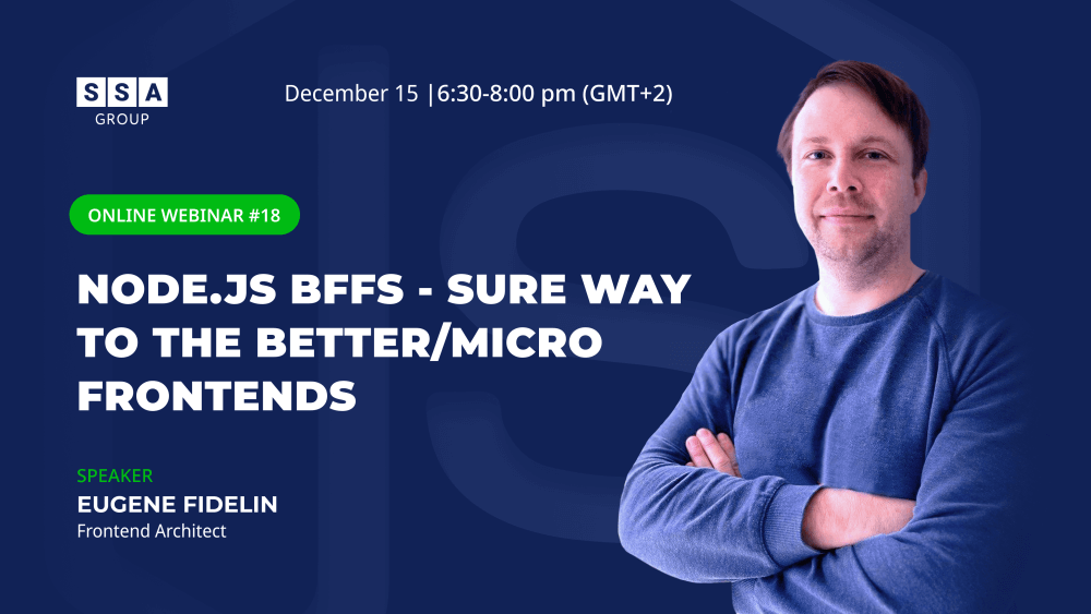 Node.js BFFs — sure way to the better/micro frontends